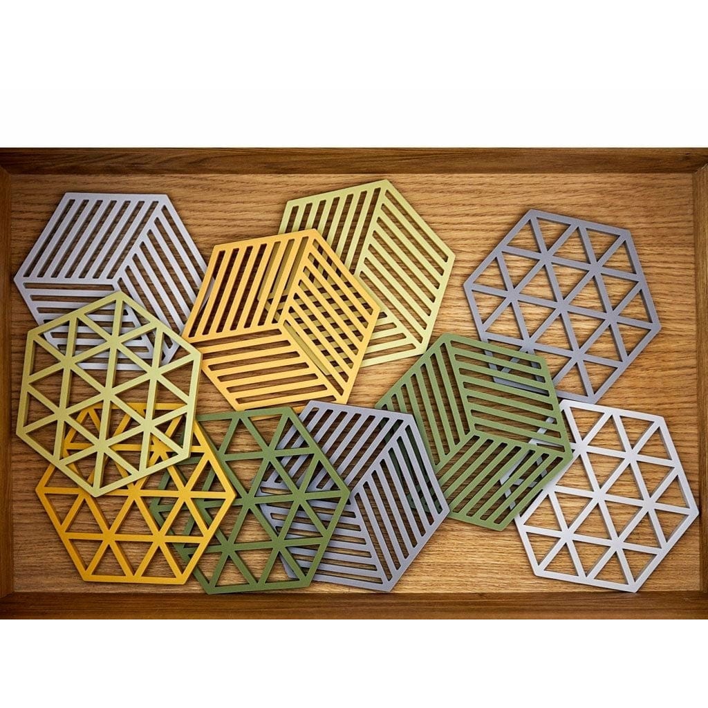 Zone Denmark Triangles Coaster, Chardonnay