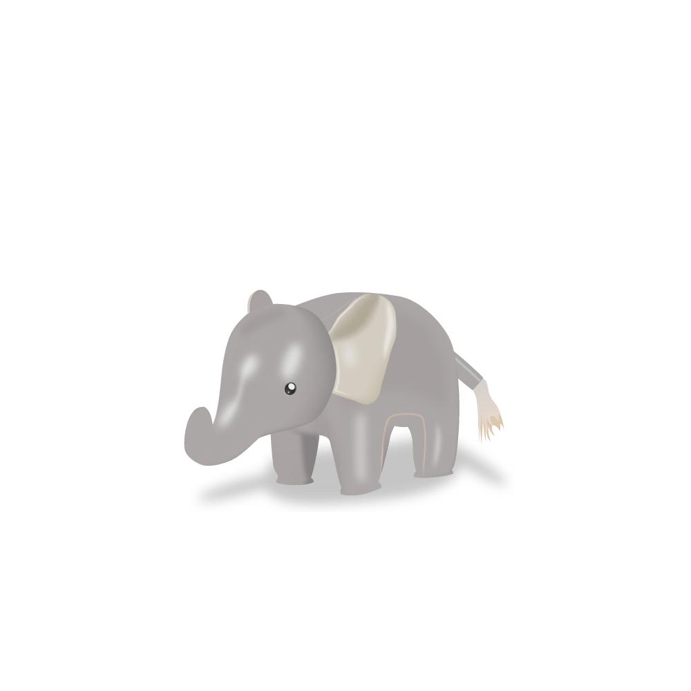 Züny Baby Elefant Abby Gray