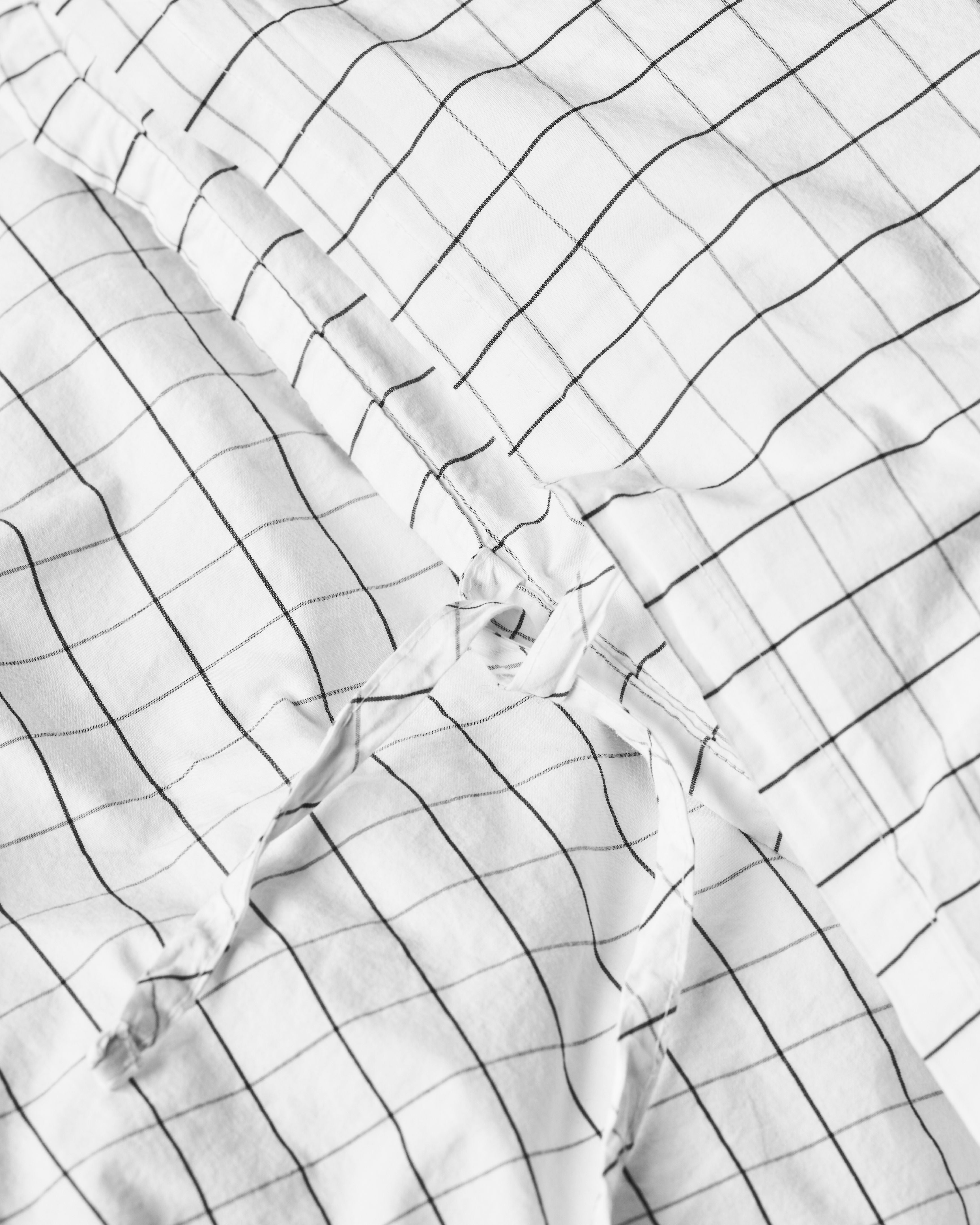 Af Nord Erika Bed Linen Set 200x140 cm, sne med kul