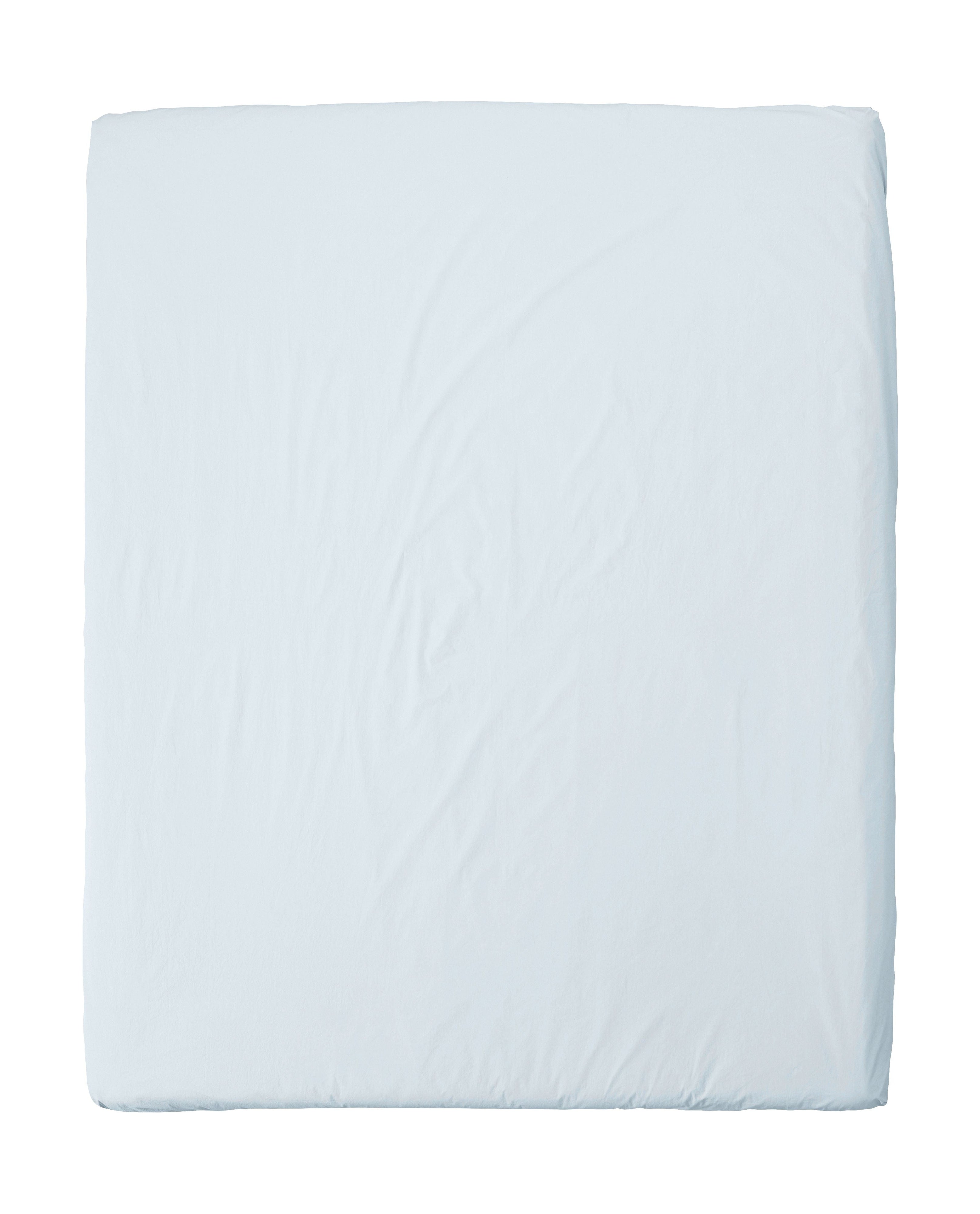 Por Nord Ingrid Bed Sheet 270x270 cm, Sky