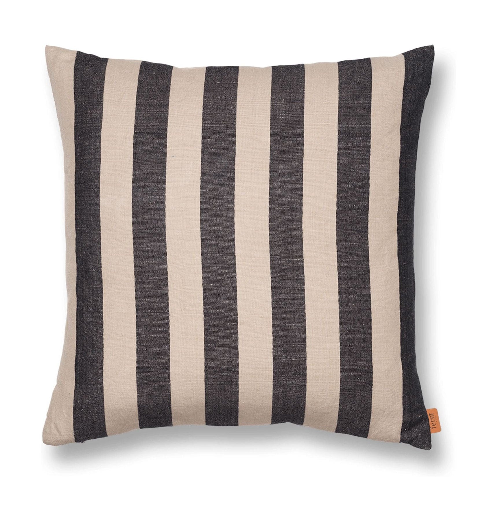 Couvercle du grand coussin Ferm Living, sable / noir