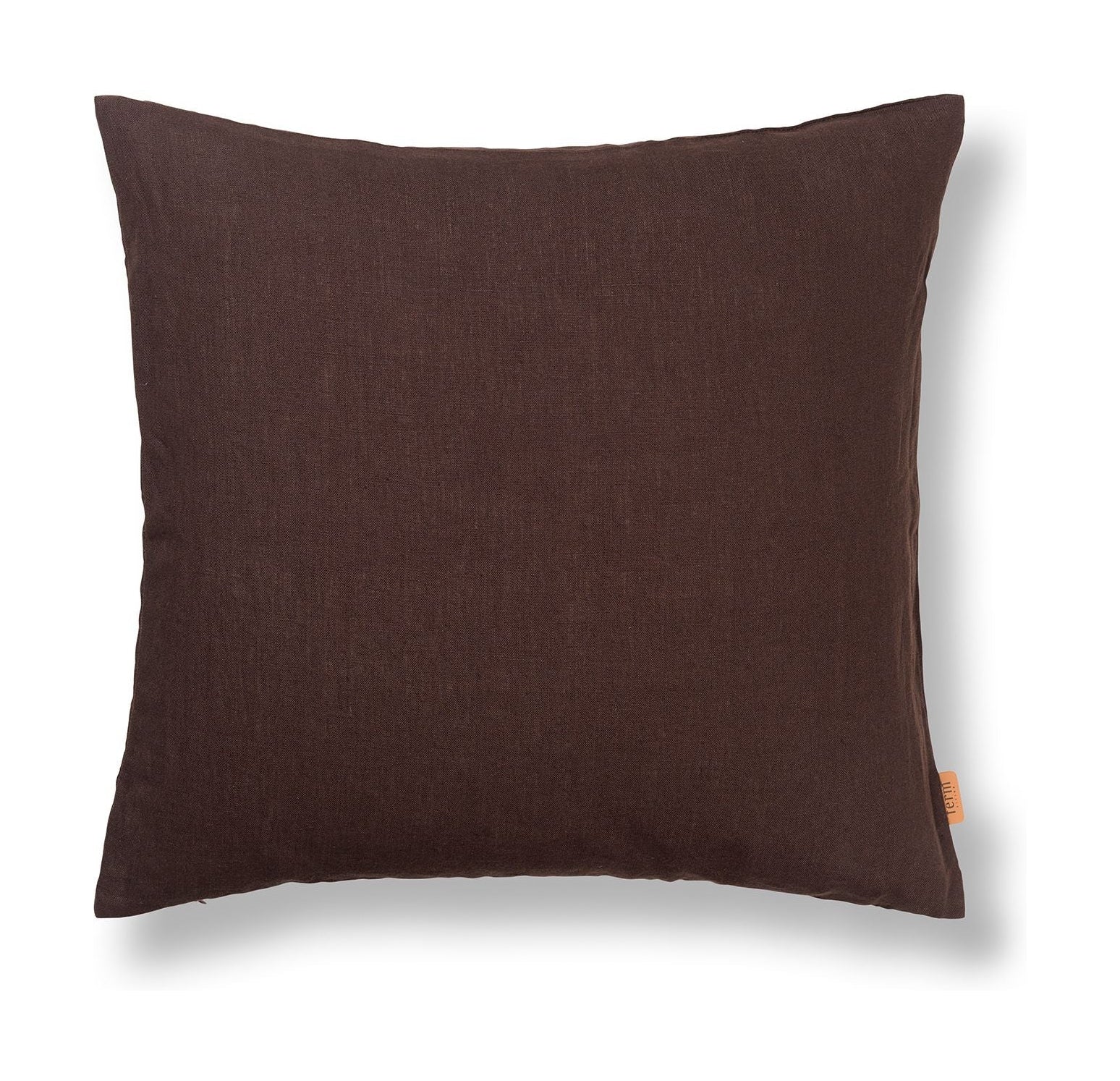 Ferm Living Linnen Cushion Cover, Chocolate