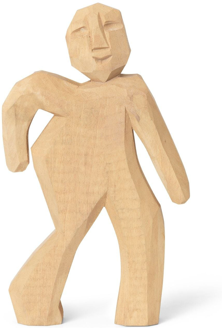 Ferm Living Victor Hand Carved Figure, Natural