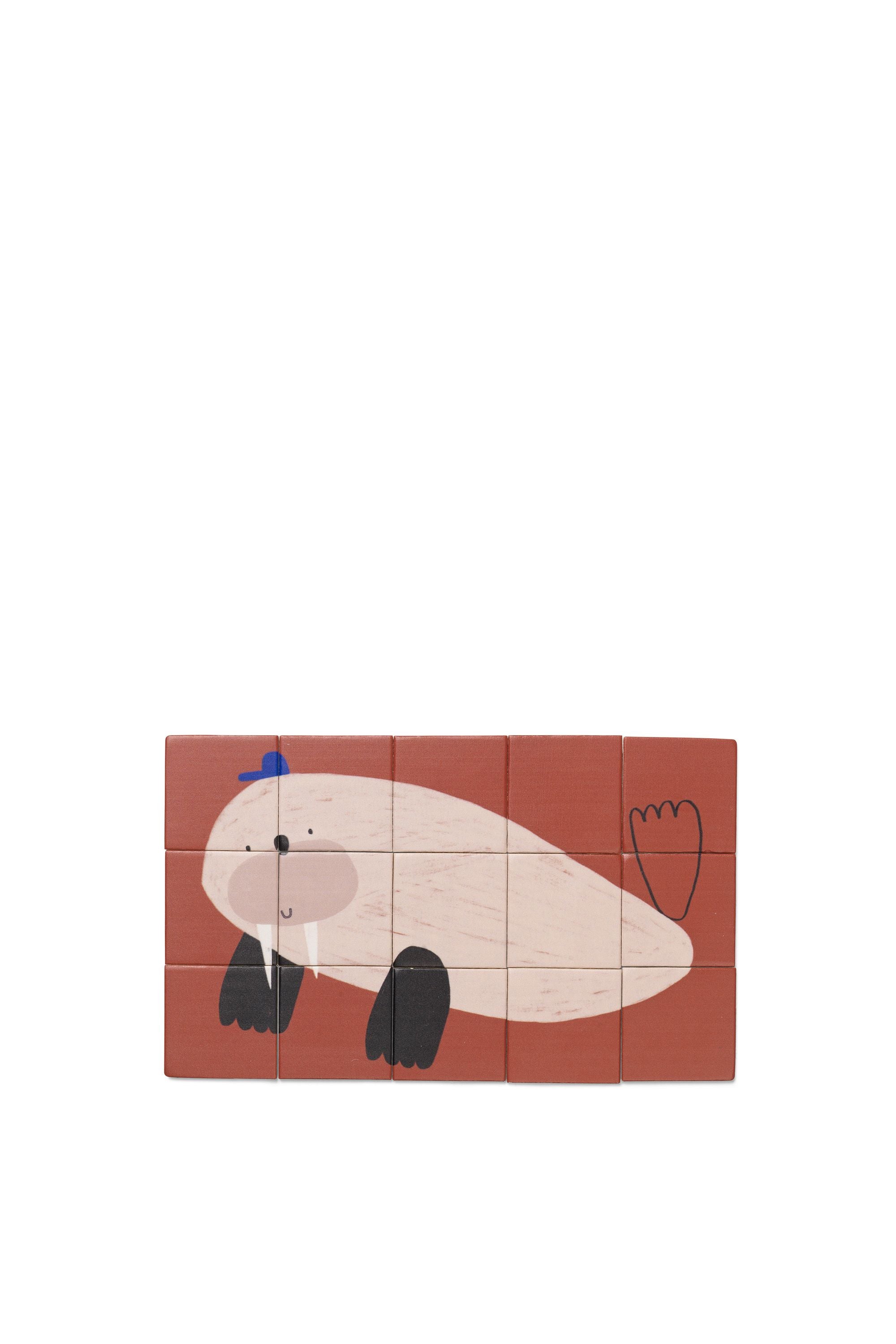 Ferm Living Two Sided Puzzle – Walrus/Horse, Multi