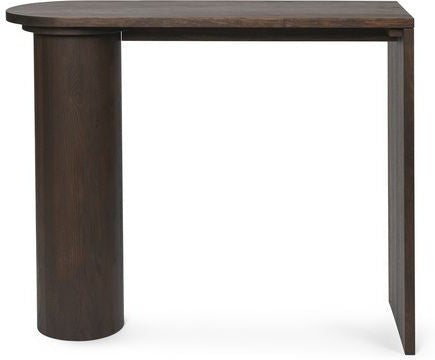 Ferm Living Pylo Console Table, Dark Stained Oak