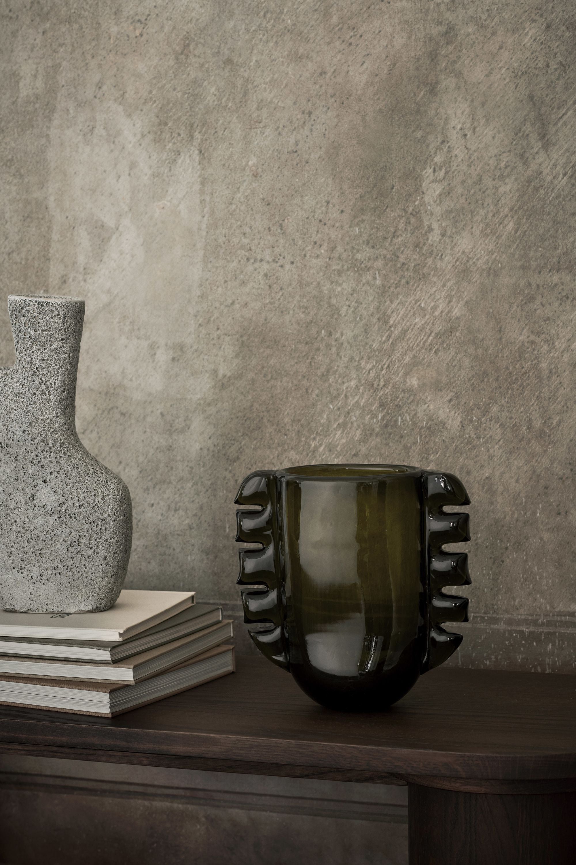 Ferm Living Alas Vase, Moosgrün