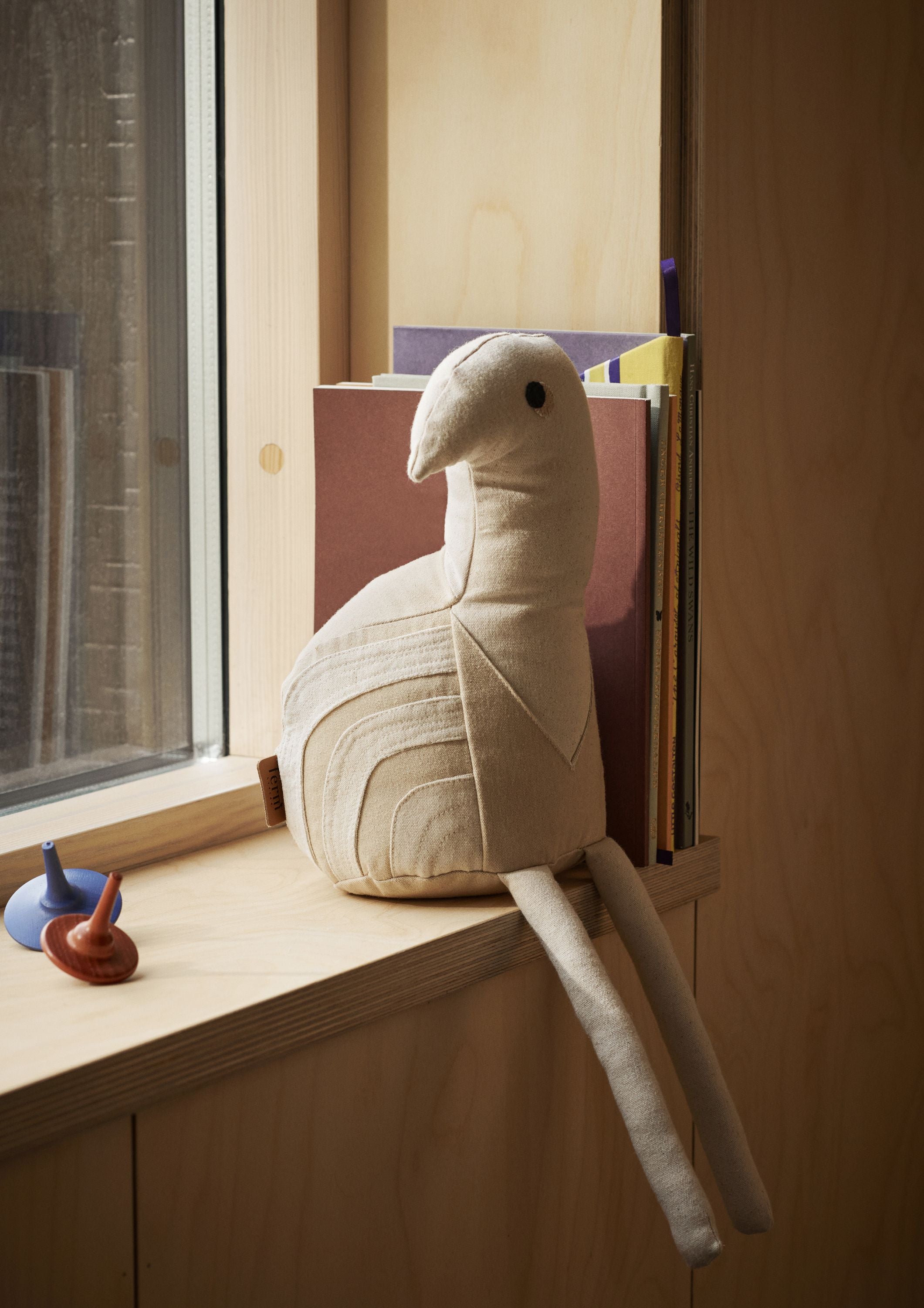 Ferm Living Birdy Teddy, natürlich/aus weiß