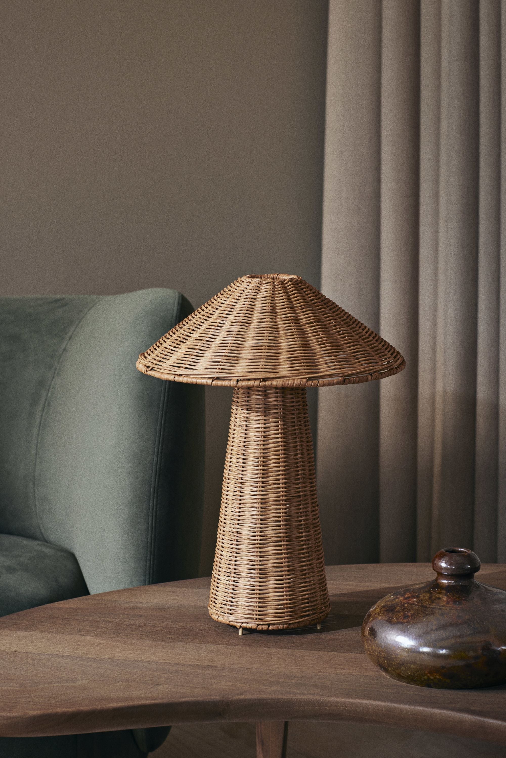 Lampe de table Dou Ferm Living, naturel