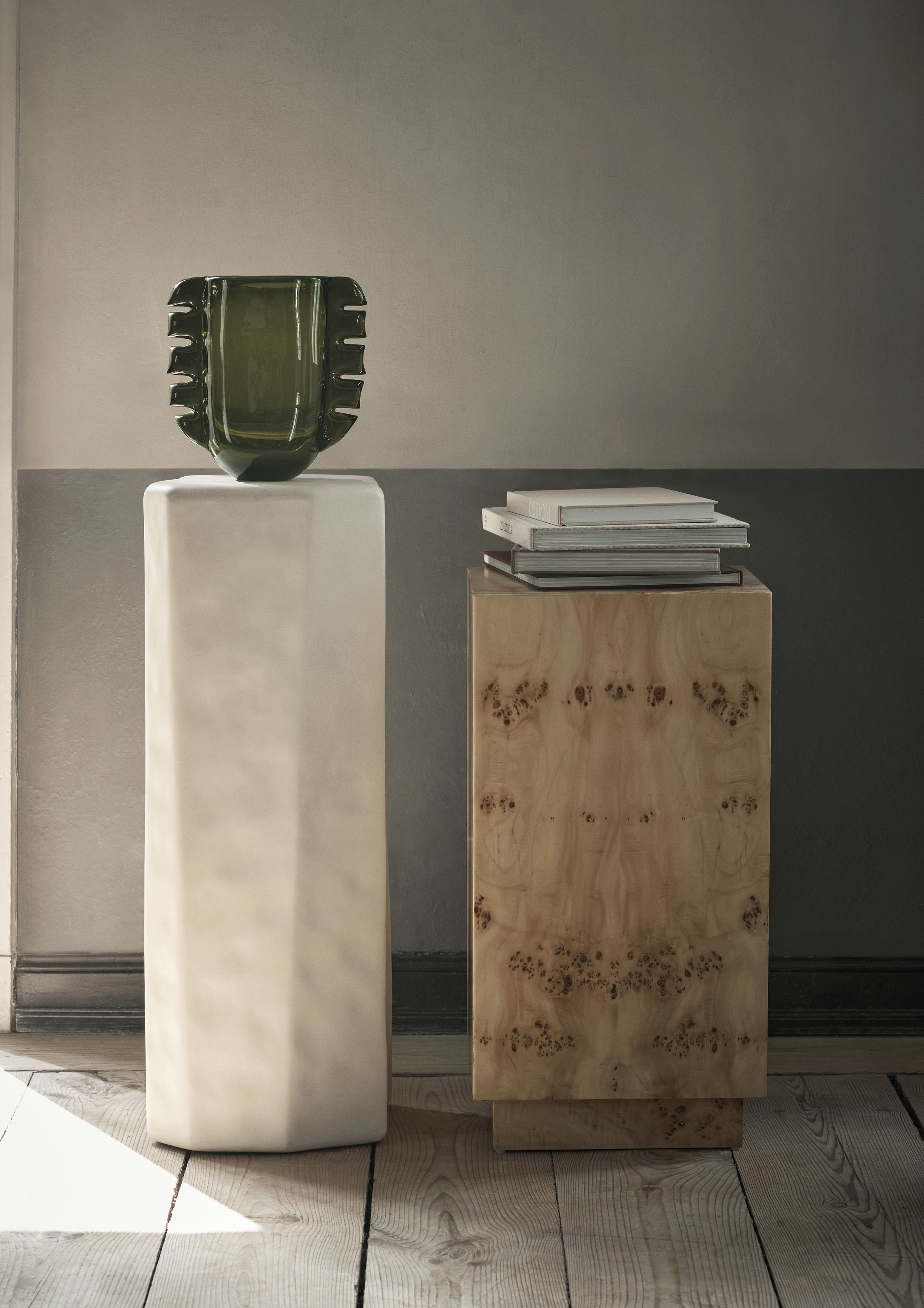 Ferm Living Alas Vase, Moosgrün