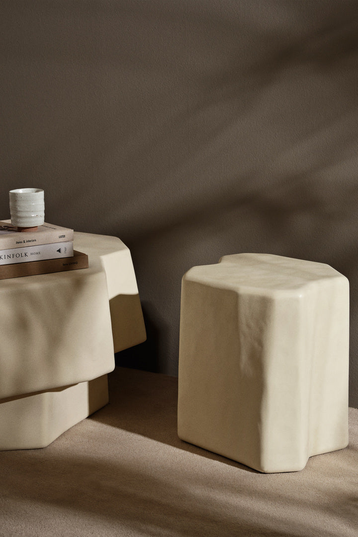 Ferm Living Staffa, table basse, ivoire