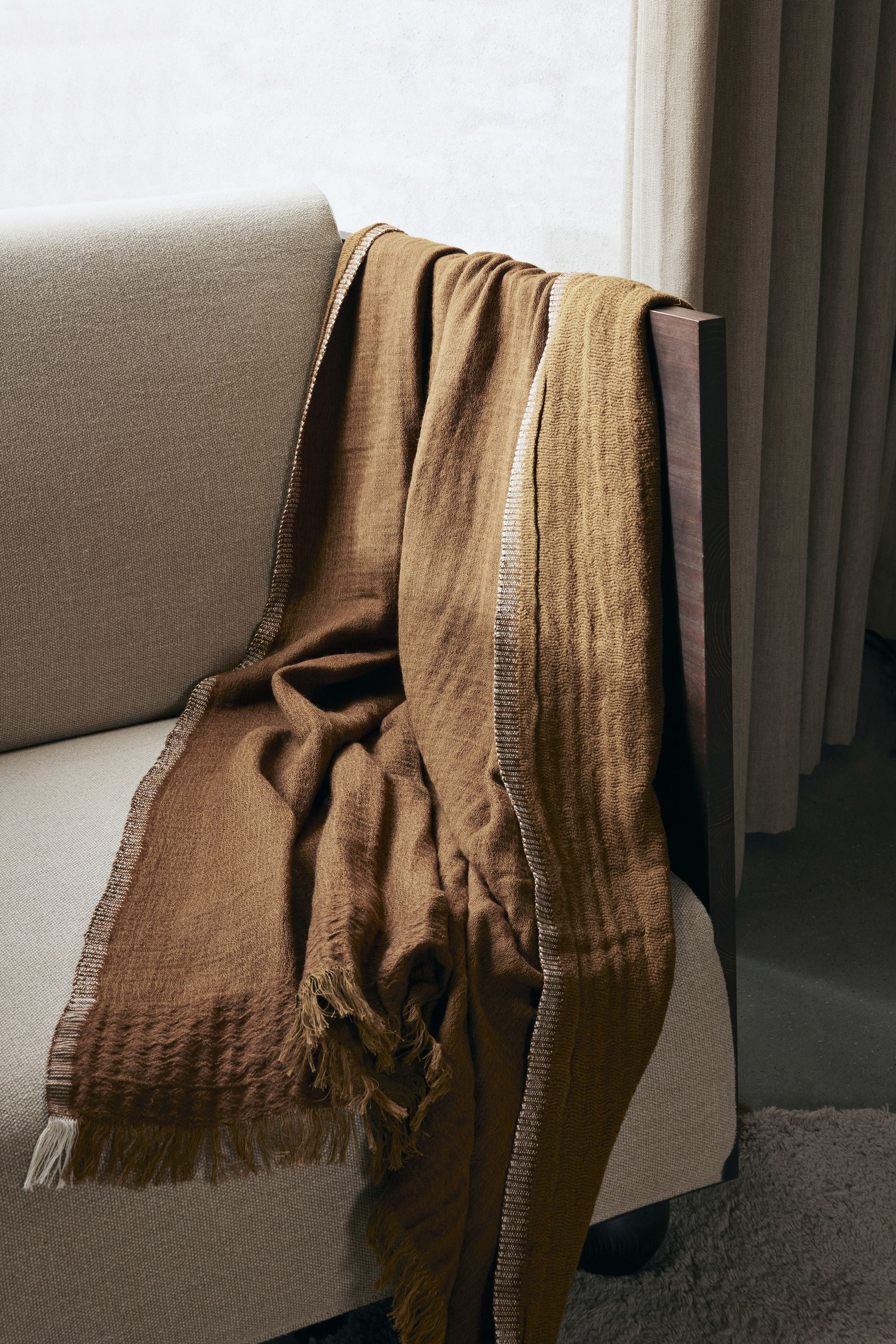 Ferm Living Weaver Throw, algas de azúcar