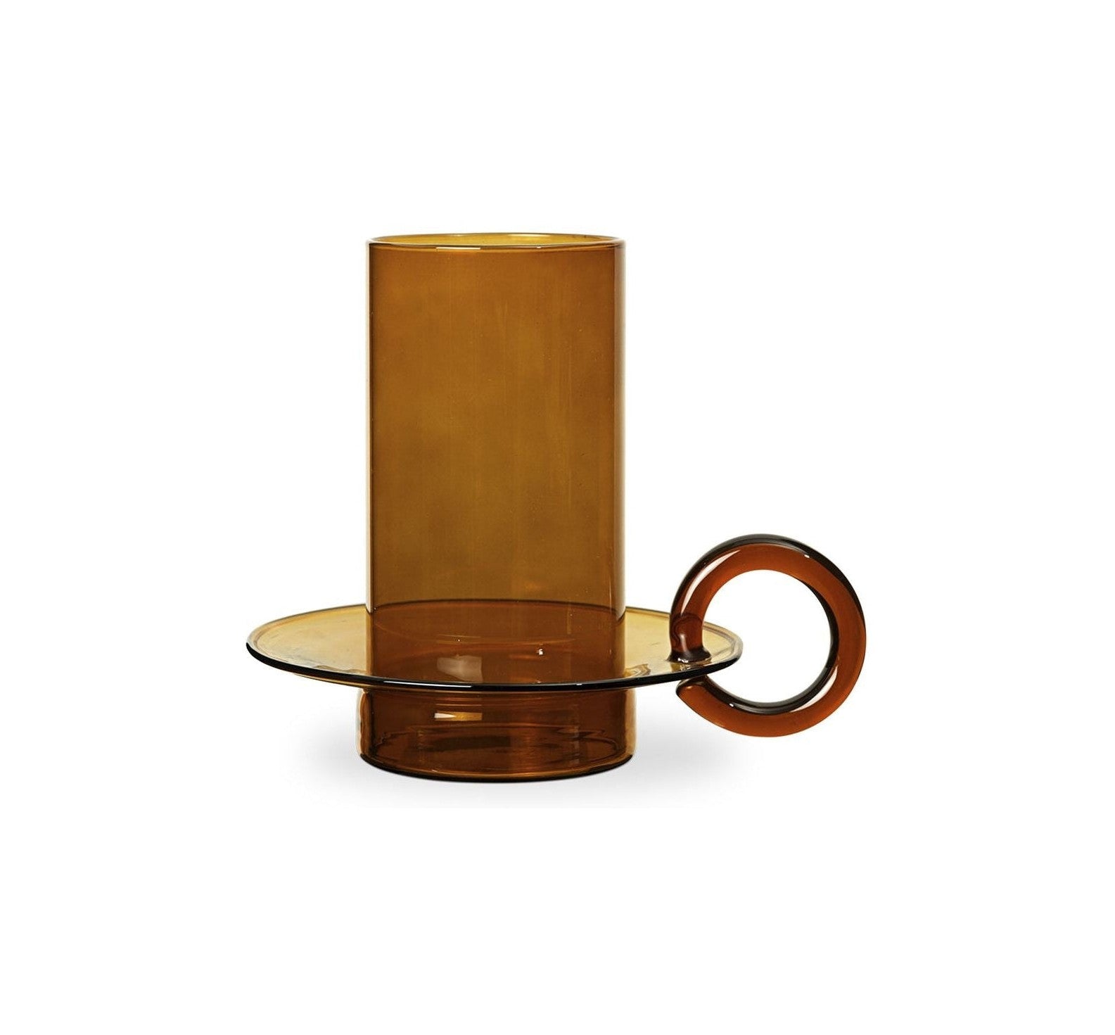 Ferm Living Luce Candle Holder, Amber