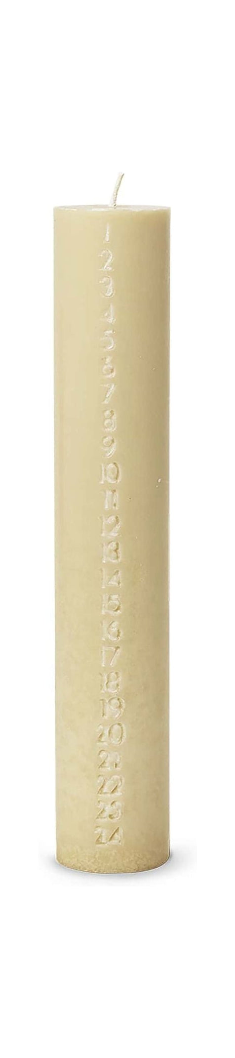 Ferm Living Pure Advent Candle. Jaune pâle