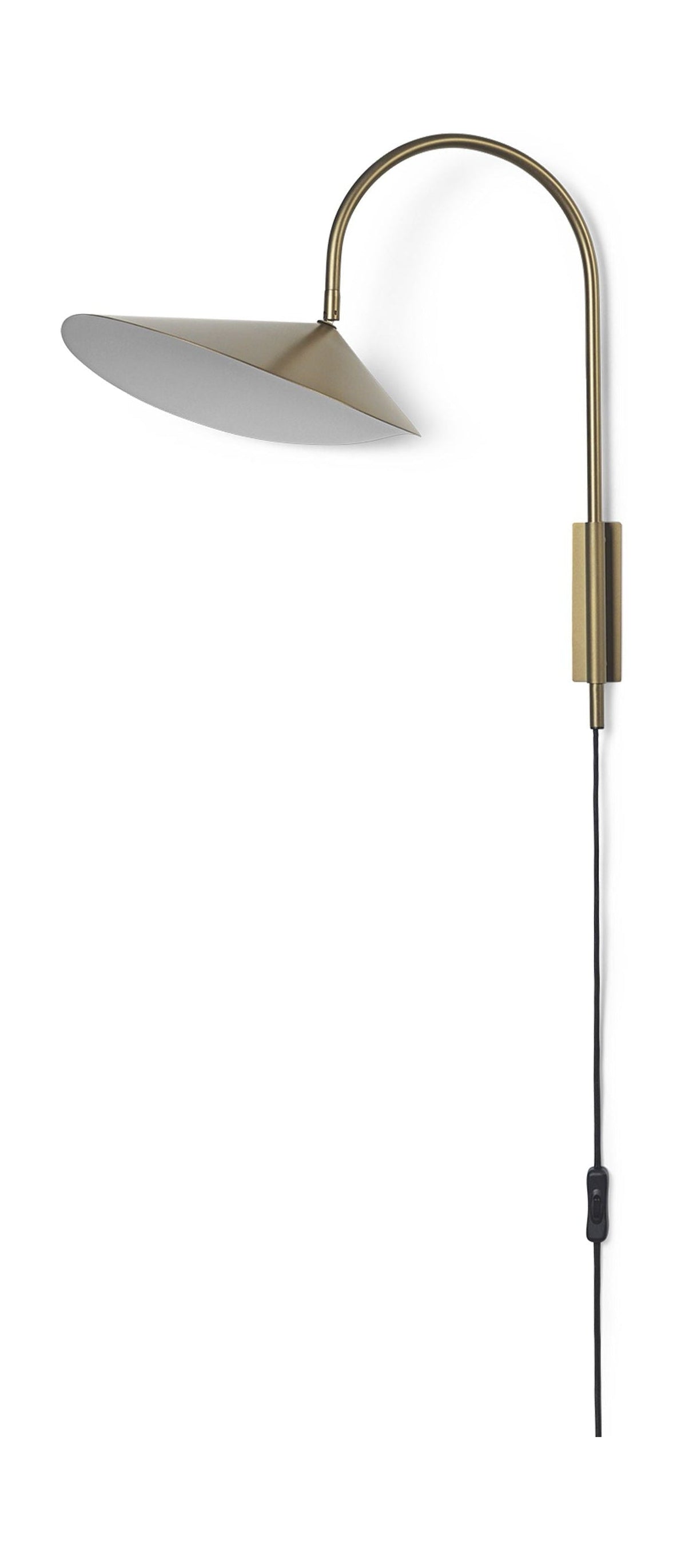 Ferm Living Arum giratória lâmpada de parede, bronze