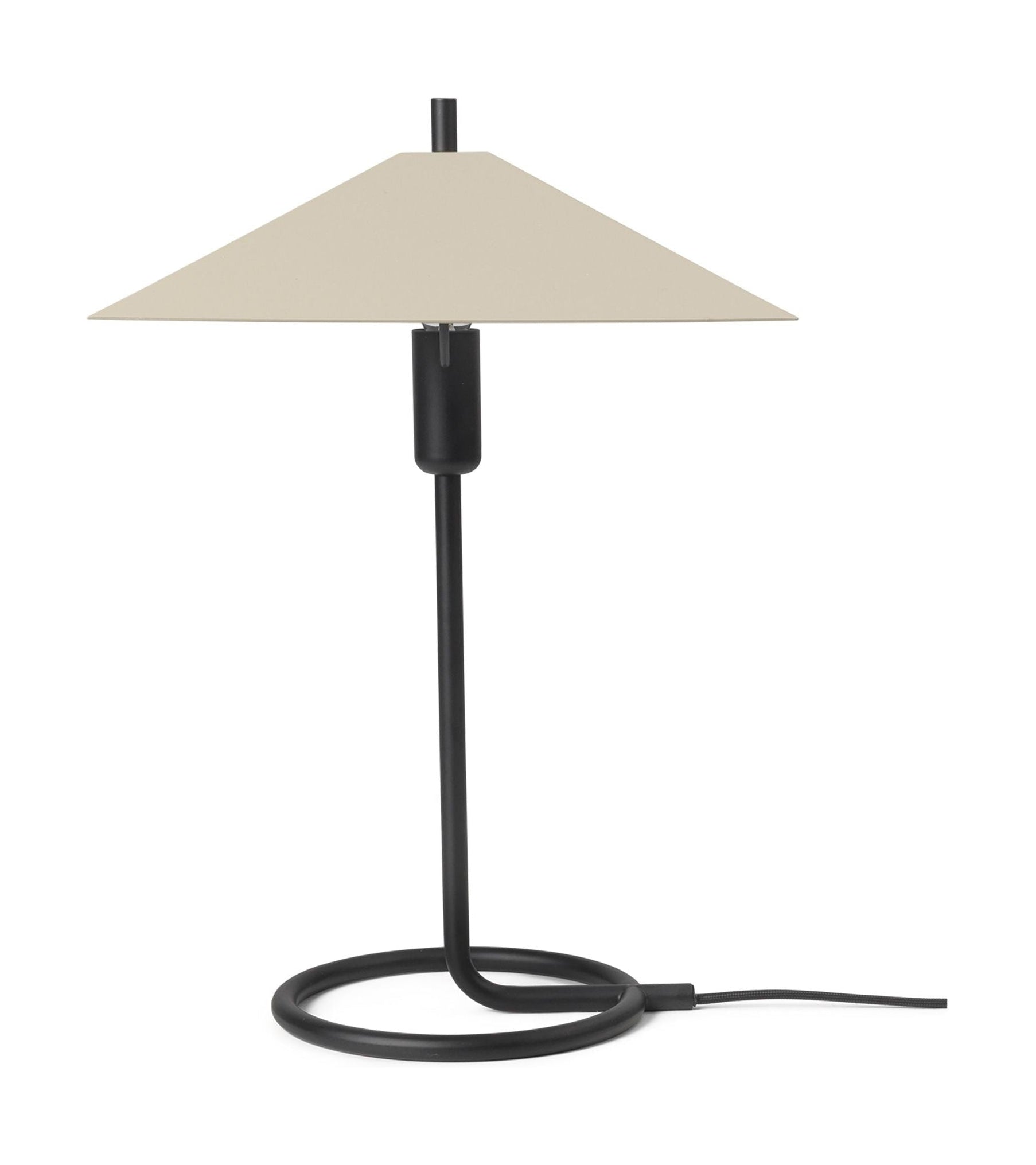 Lampe de table Ferm Living Filo, carré, noir / cachemire