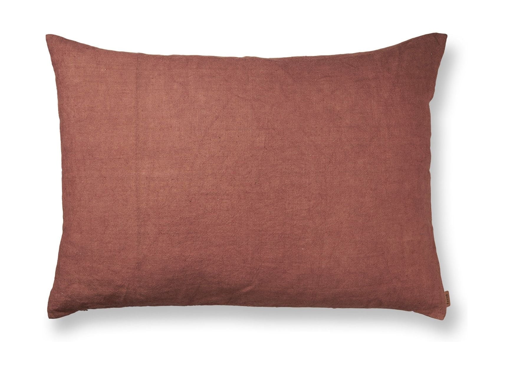 Coussin de lin lourde ferm vivant, grand, rouge baie