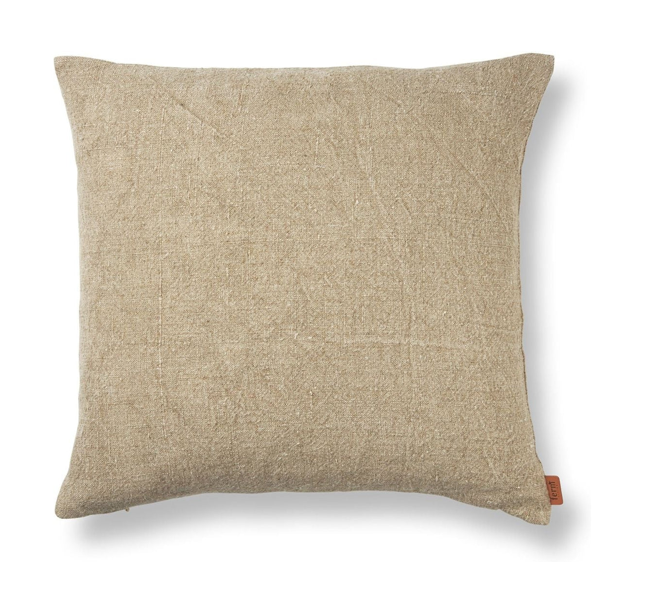 Coussin de lin lourde de ferm vivant, naturel