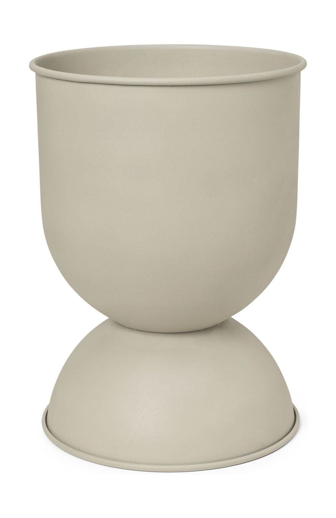 Ferm Living Hourglass Pot, Large, Cashmere