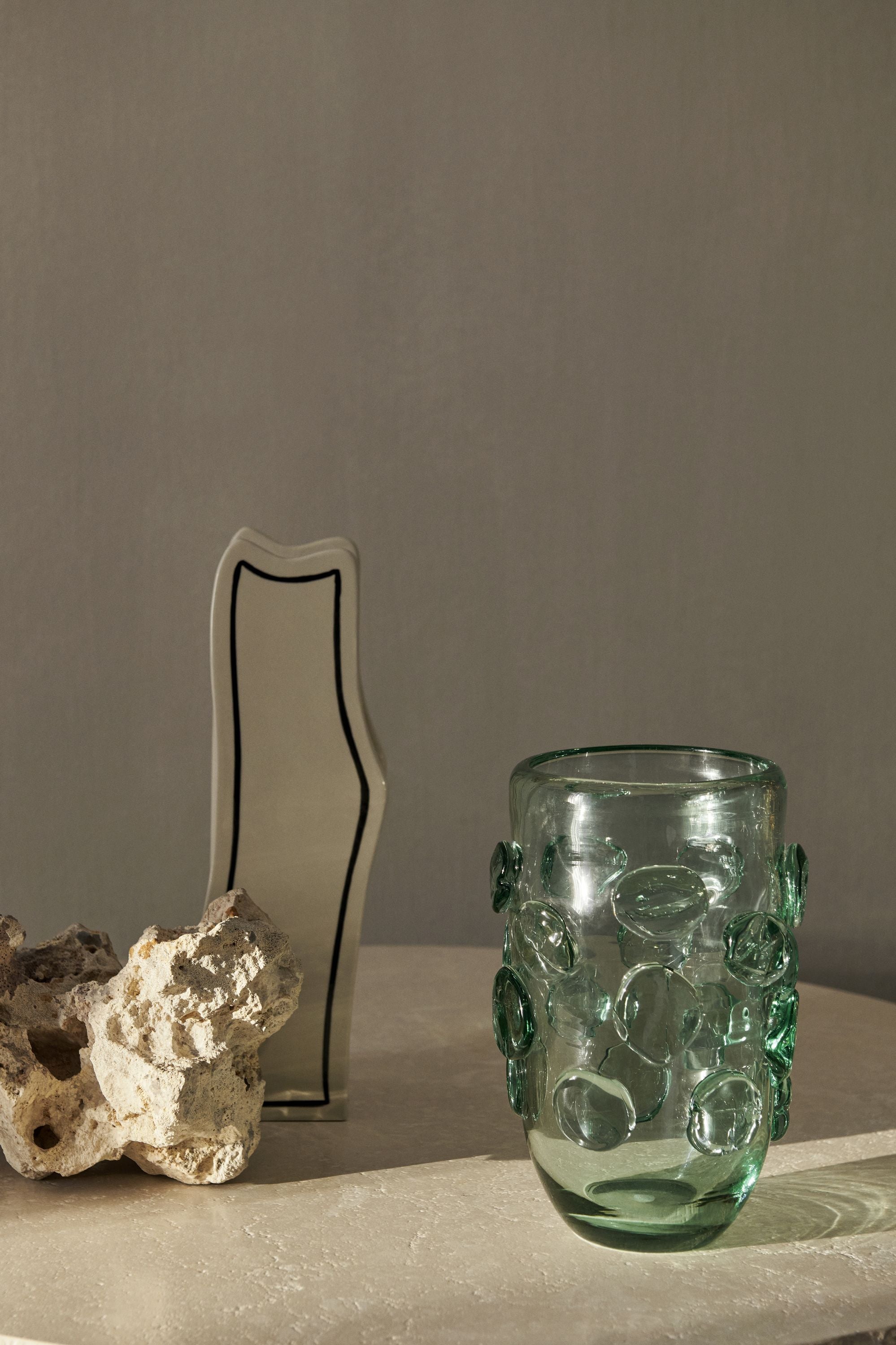 Ferm Living Lump Vase, Recycled Clear