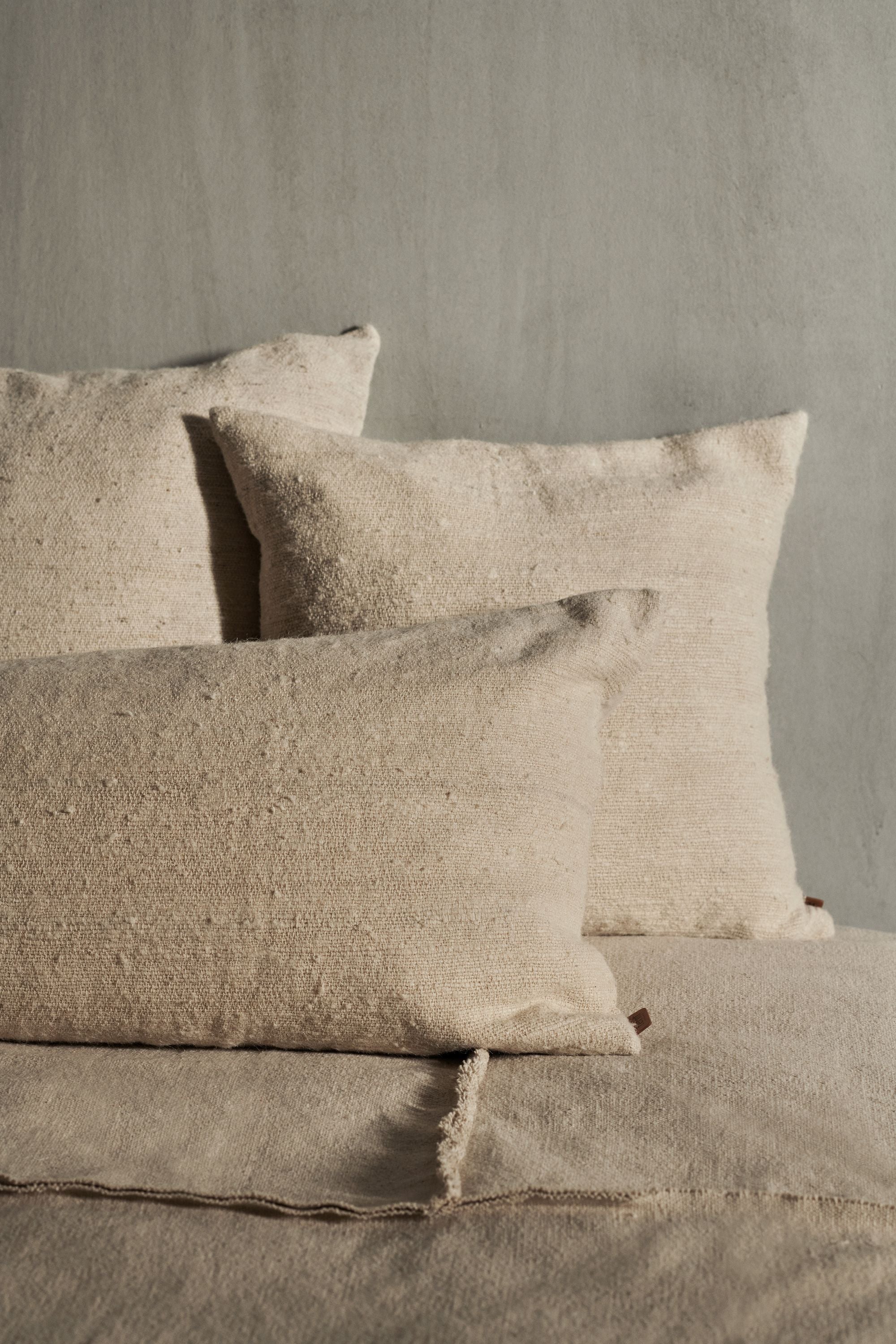 Ferm Living Nettle Cushion, Long, Natural