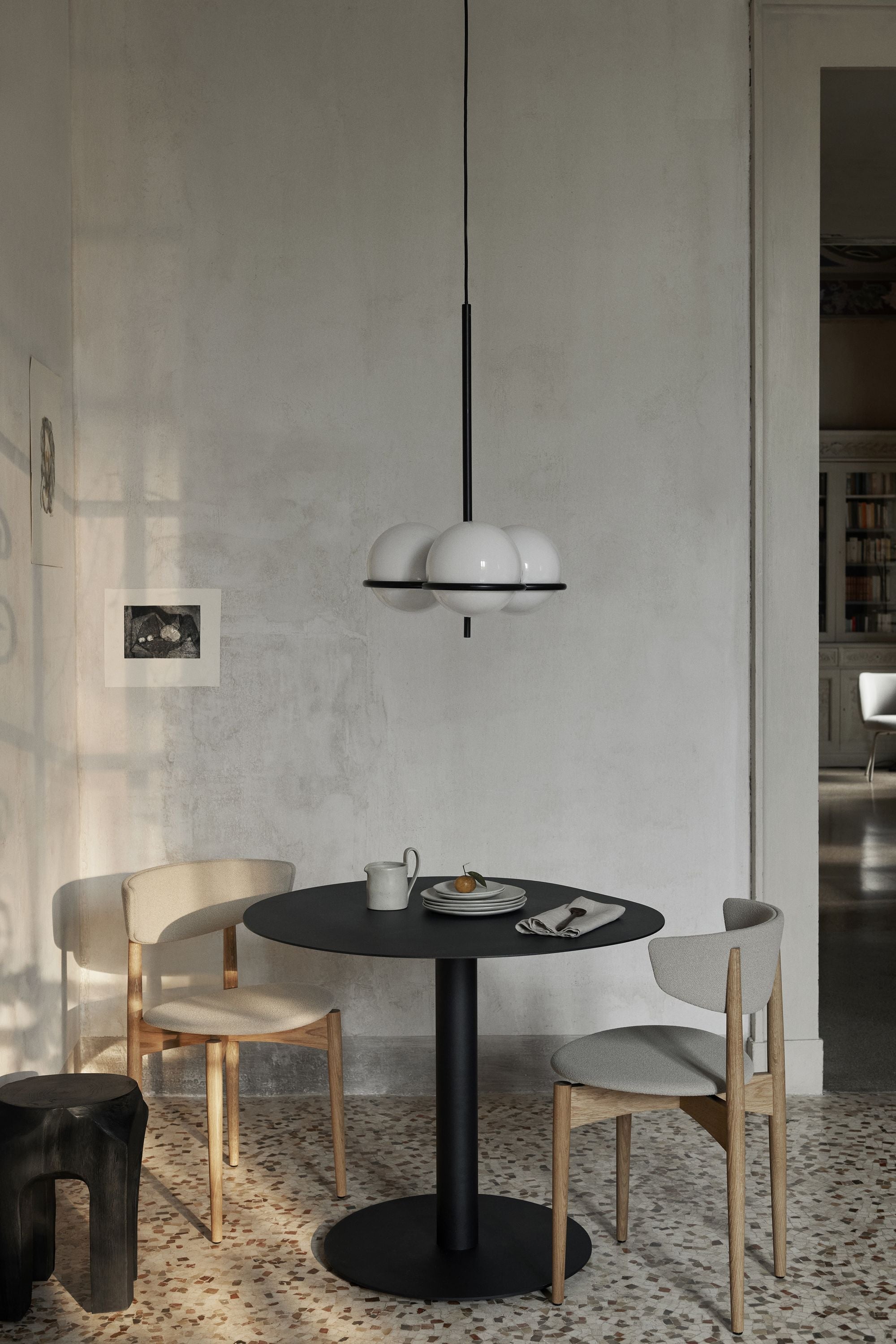 Ferm Living Tond Esstisch, schwarz