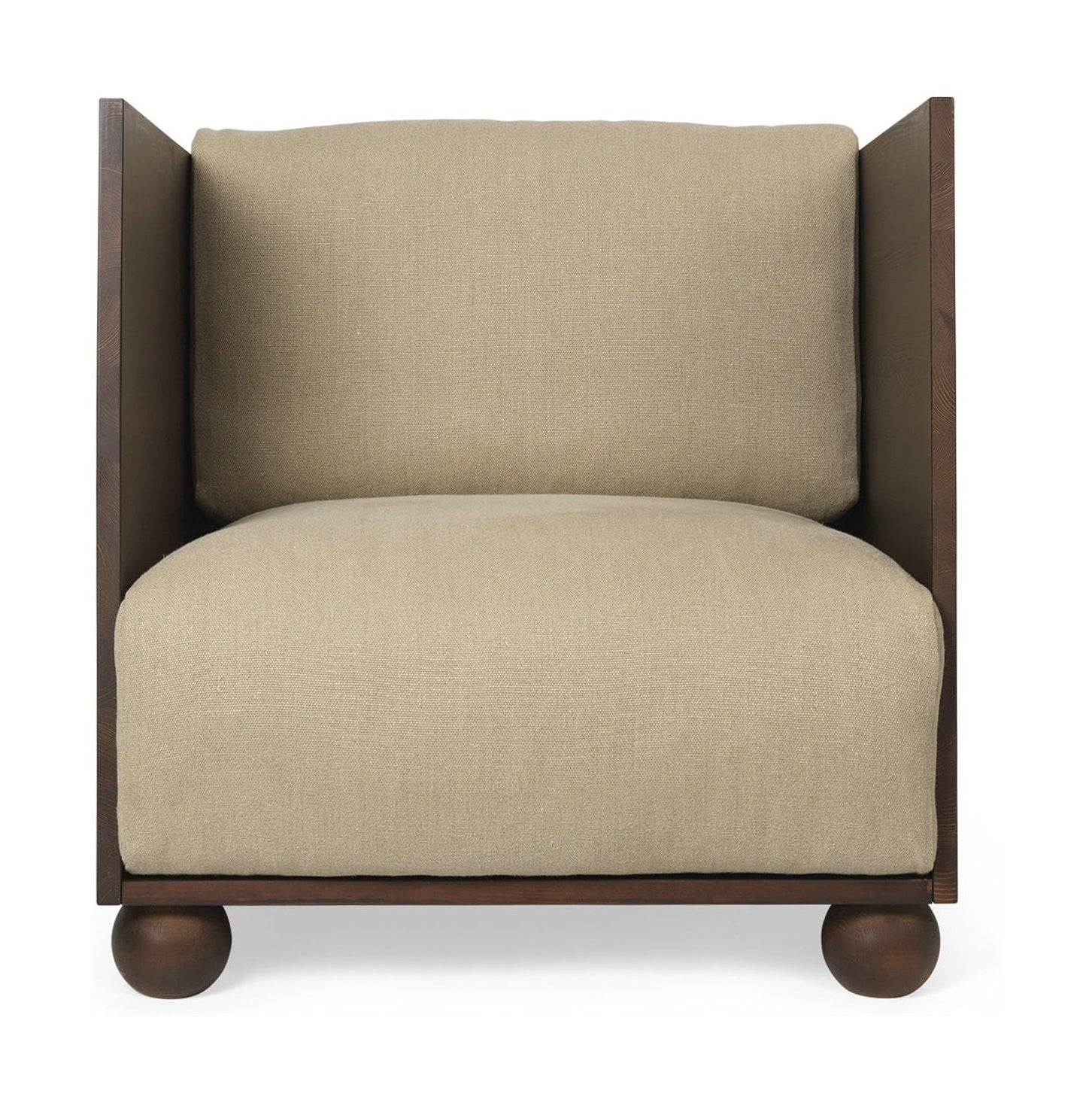 Ferm Living Rum Lounge Rich Linen, manchado escuro/natural