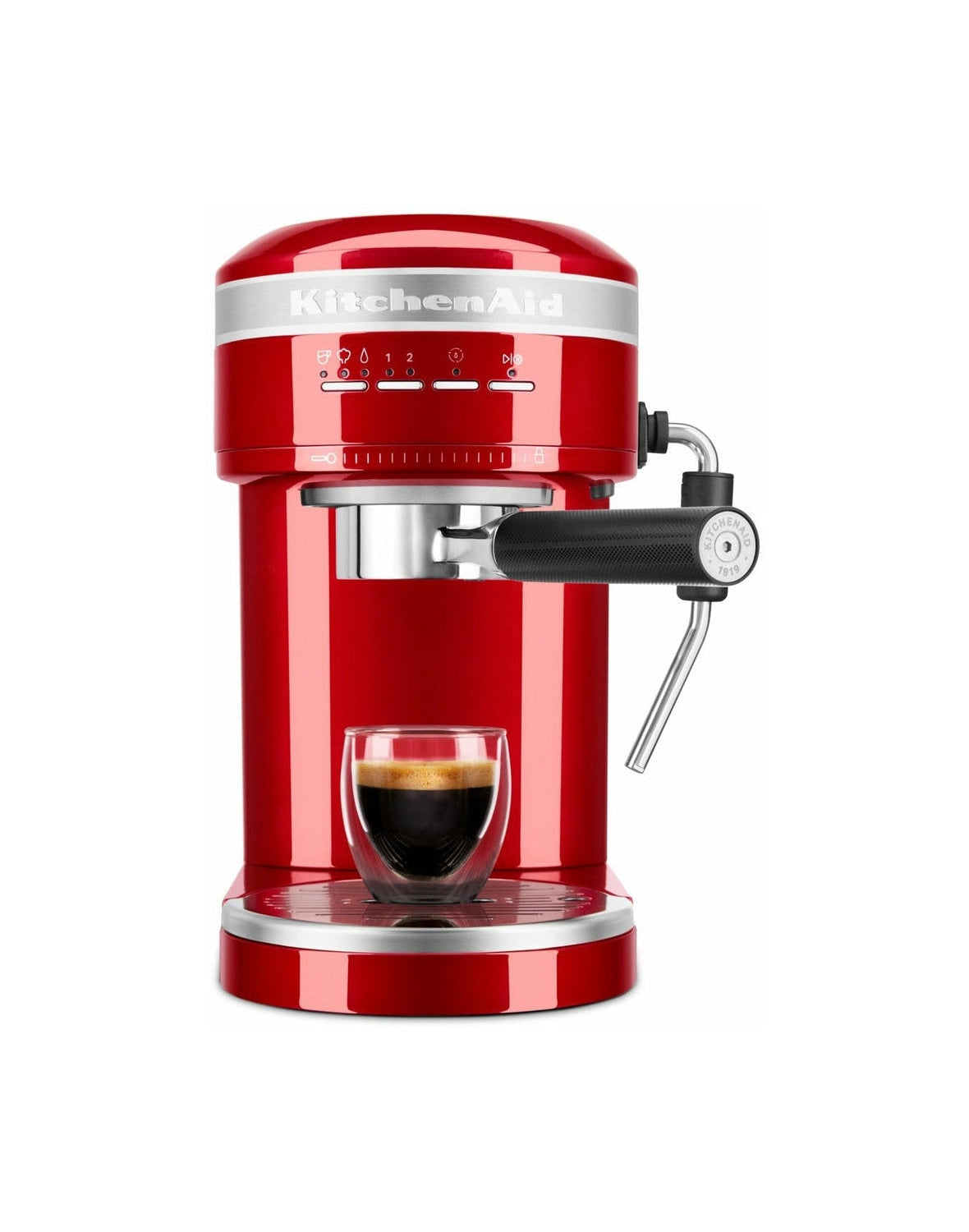 Küchenhilfe 5 KES6503 Handwerker Semi Automatic Espresso Machine, Liebe Apple Red