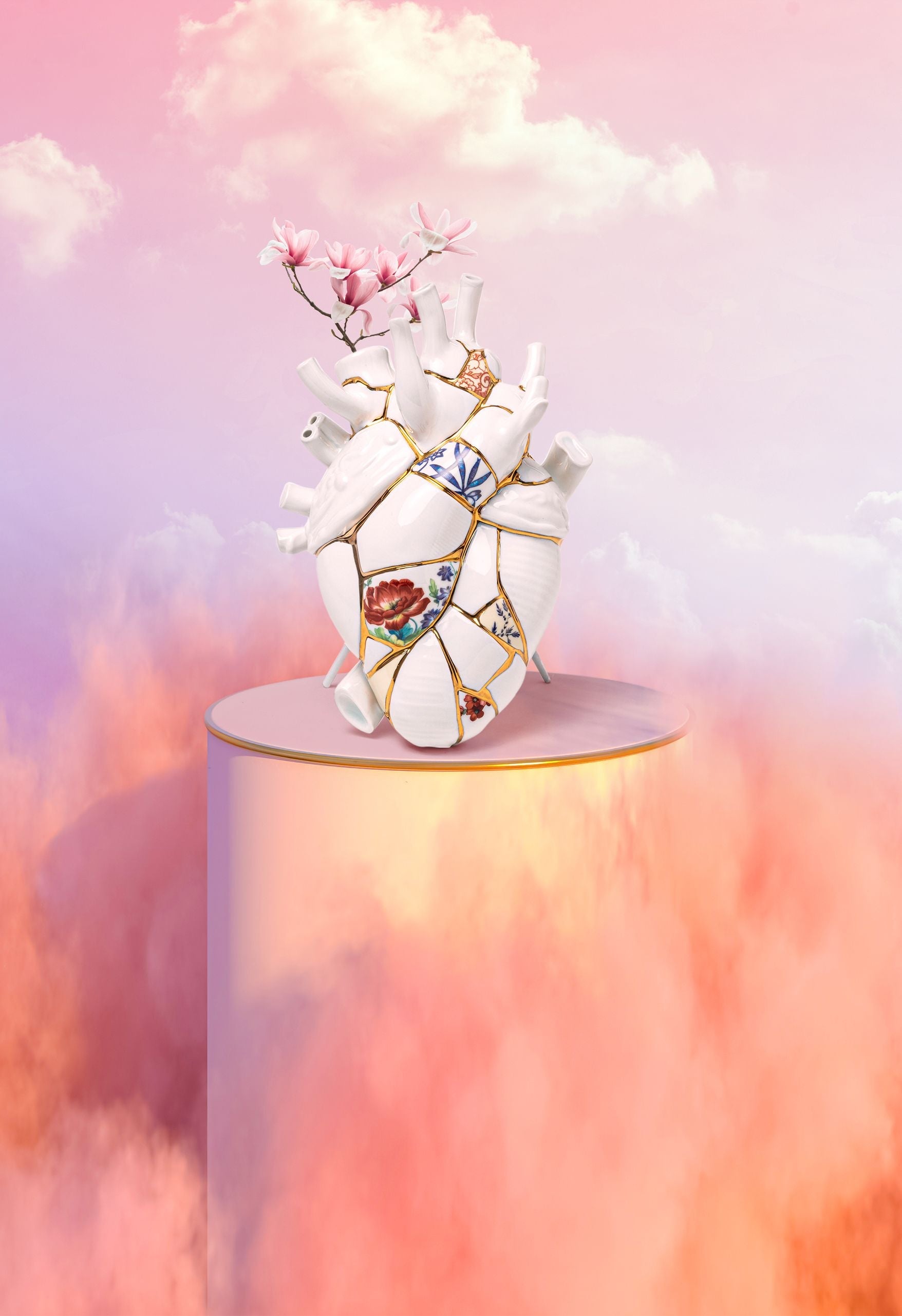 Seletti Kintsugi / Love in Bloom vase