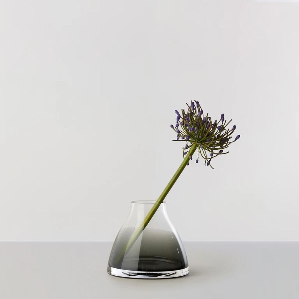 Collection RO n ° 1 Vase fleurie Øx H 13 x12, Smokey Grey