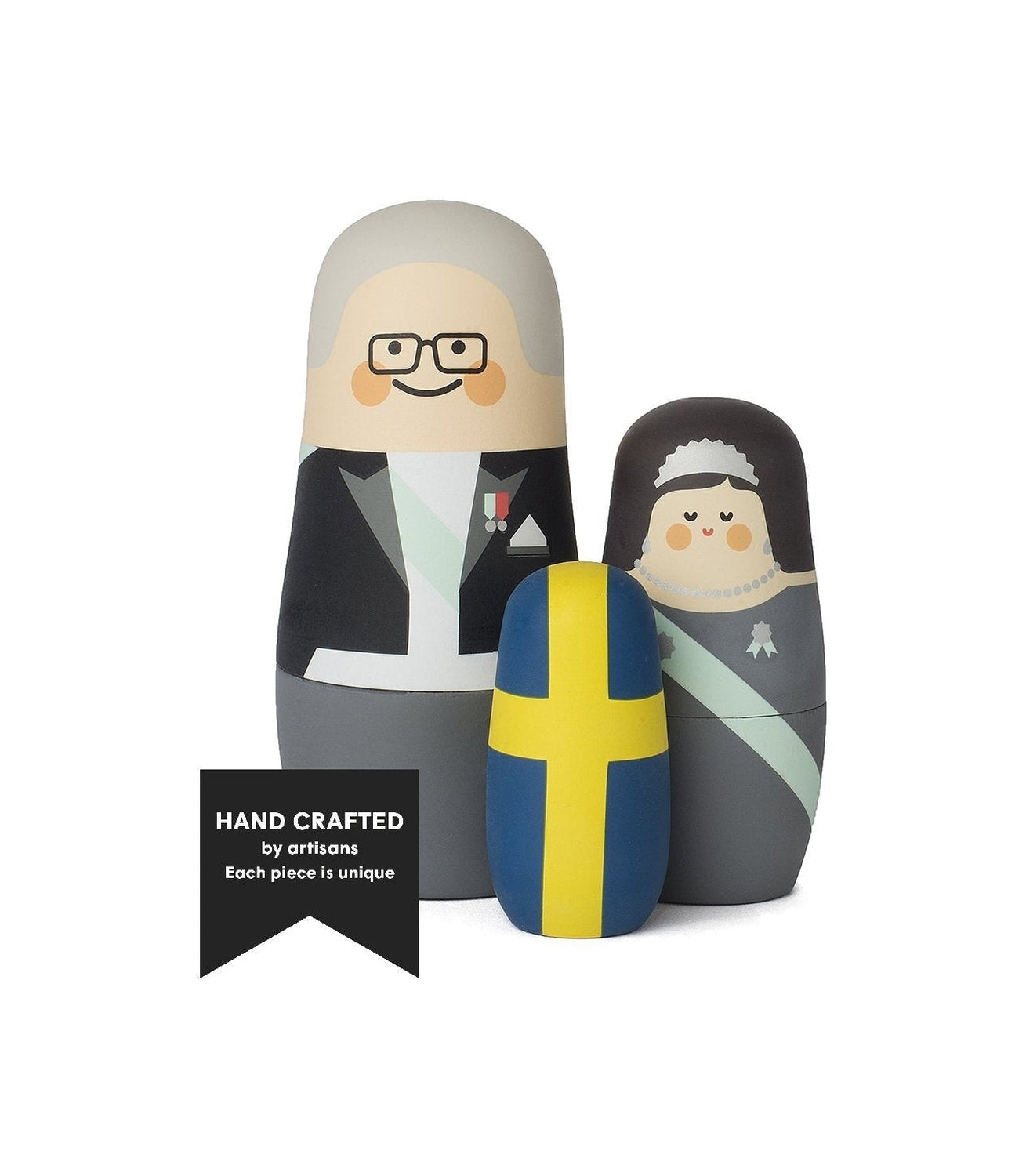Spring Köpenhamns uttryck svenska royalties Matryoshka Dolls