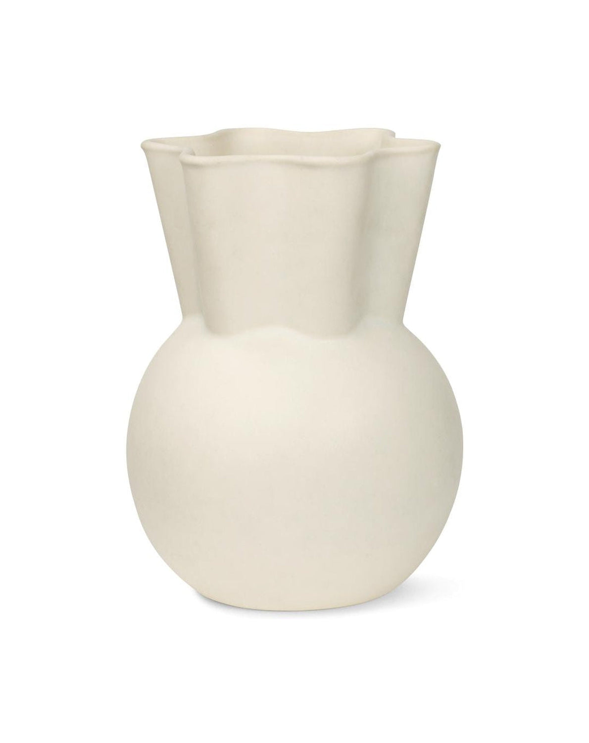 Federkopenhagen -Vase mit gekrümmtem Oberteil, 50 cm